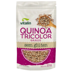 Quinoa Tricolor em Grãos Sem Glúten Vitalin 200g