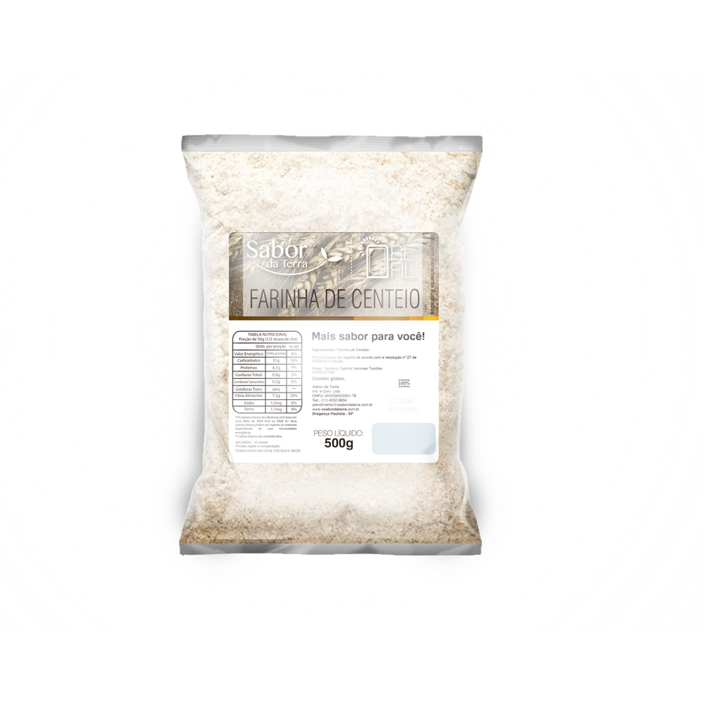 Farinha de Centeio Sabor da Terra 500g