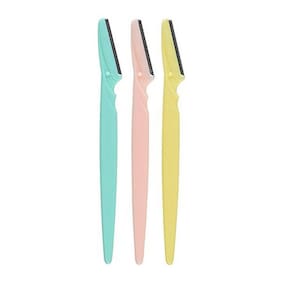 Kit De Aparador De Sobrancelha Navalha 3 Peças