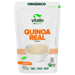 Farinha de Quinoa Real Orgânica Sem Glúten Vitalin 150g