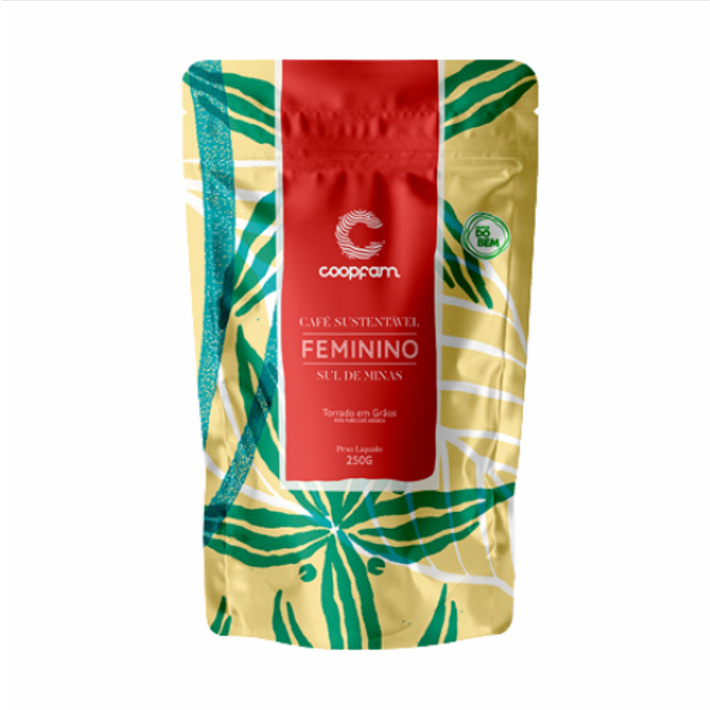 Kit 3X: Café Feminino Sustentável em Grãos Coopfam 250g