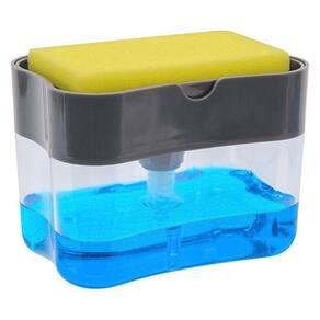 Suporte De Esponja Com Dispenser Porta Detergente