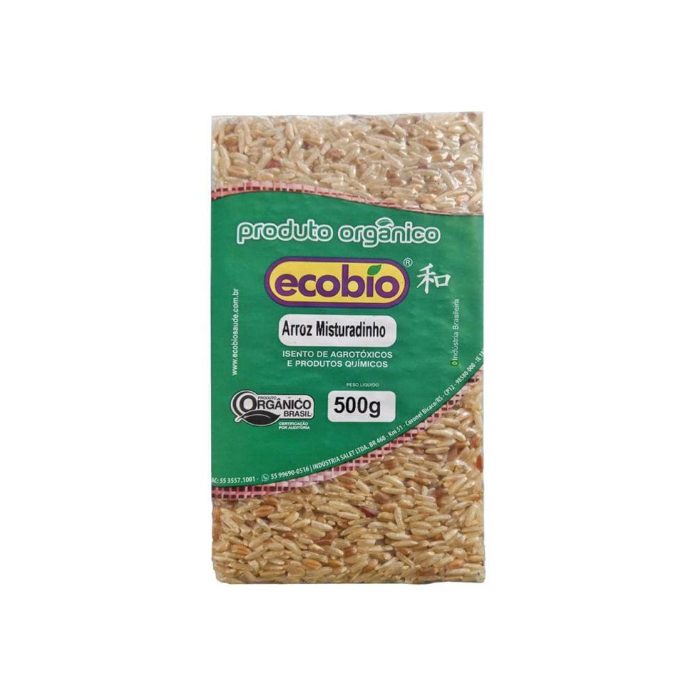 Kit 3X: Arroz Misturadinho Orgânico Ecobio 500g