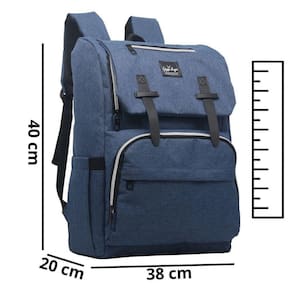 Mochila Maternidade Impermeável Azul Unissex MF8141