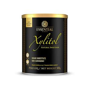 Kit 3X: Xylitol Adoçante Natural Essential Nutrition 300g
