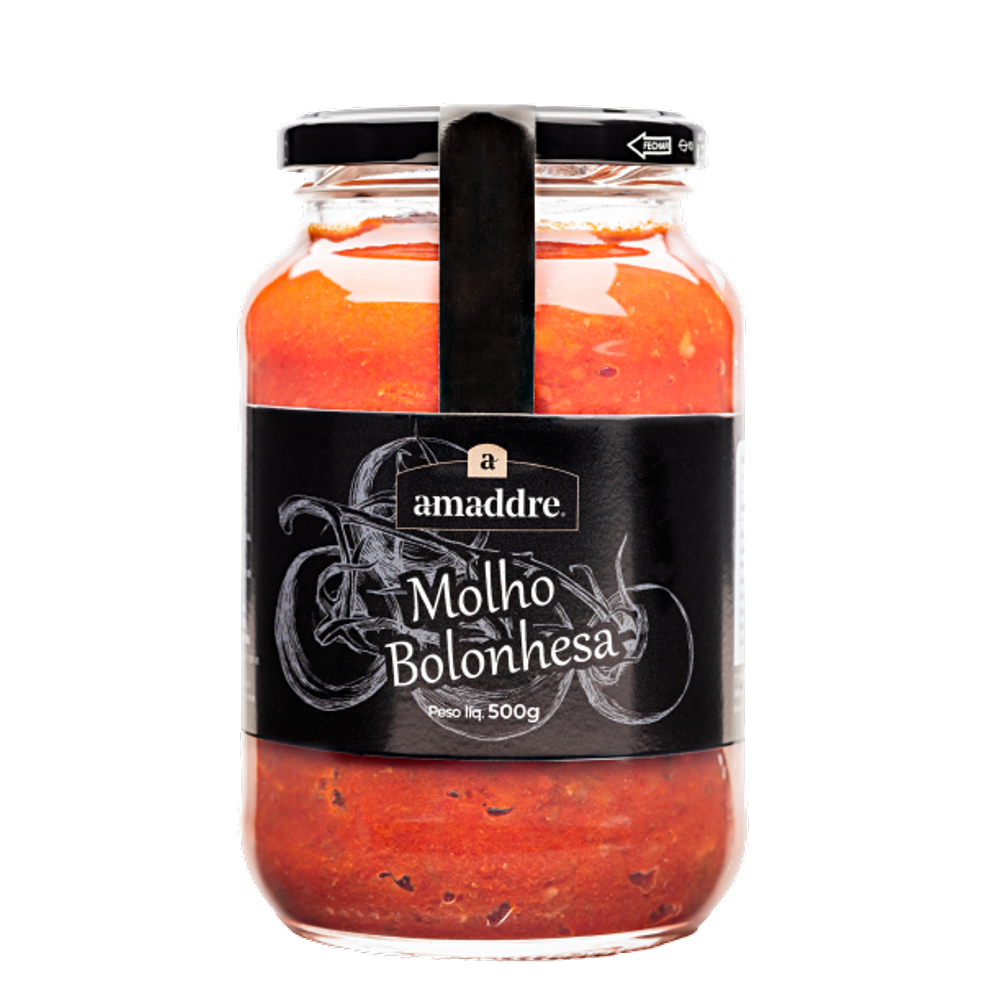 Kit 2X: Molho Bolonhesa Artesanal Amaddre 500g