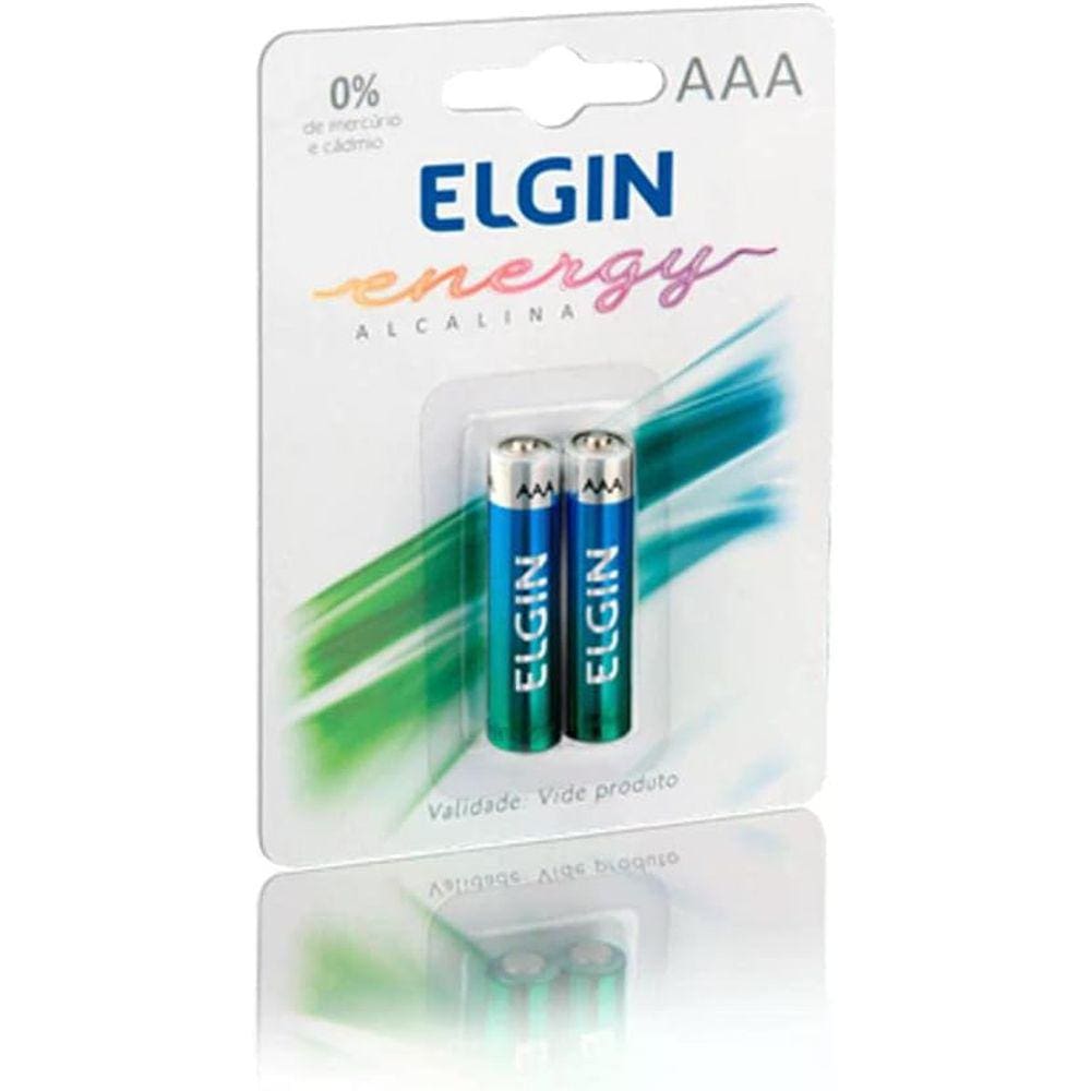 Pilha Alcalina Palito Aaa C/2 Uns Elgin