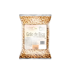 Kit 3X: Grão de Bico Sabor da Terra 250g