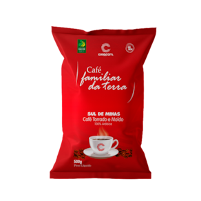 Kit 2X: Café Familiar da Terra Sustentável Moído Coopfam 500g
