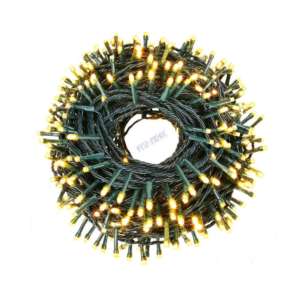 Cordão 1000 Led Fixo Prova D`água 90 Metros Bivolt 31v Uso Externo Natal
