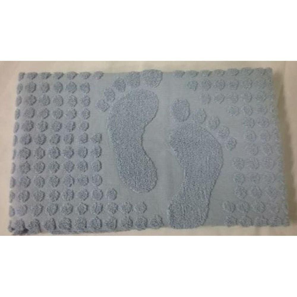 Toalha Piso Antiderrapante Madison Azul Claro 50x70cm