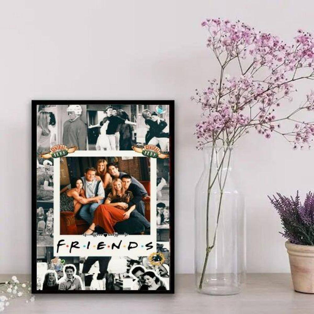 Quadro Decorativo Friends Colagem 45X34Cm