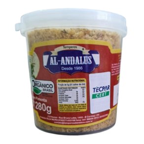 Kit 2X: Tempero Completo com Pimenta Puro Orgânico Al Andalus 280g