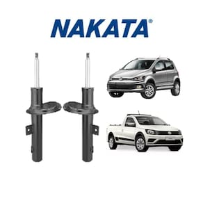 02 Amortecedor Nakata Dianteiro Esq+Dir Saveiro Cross 2010 A 2020