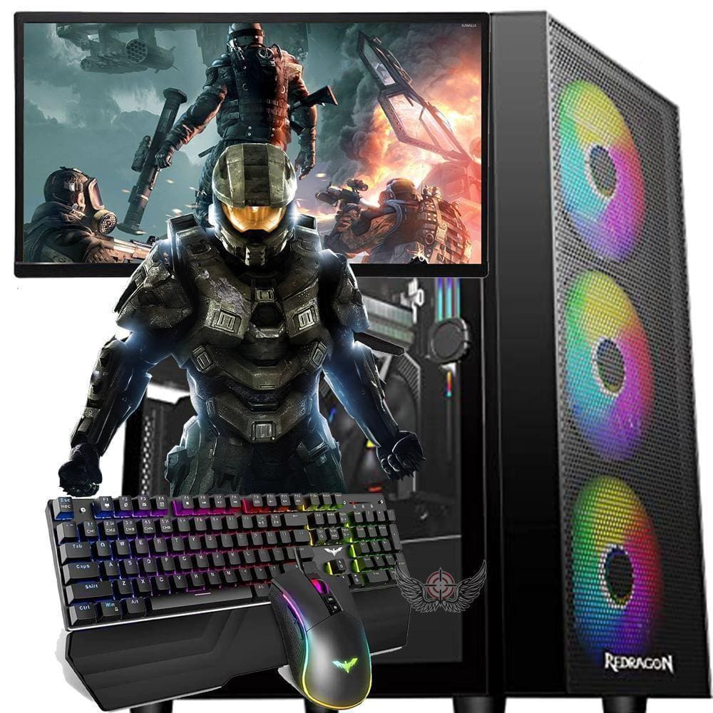 Pc Gamer Amd A4 6300, Monitor 21 , Com Jogos Gratis.