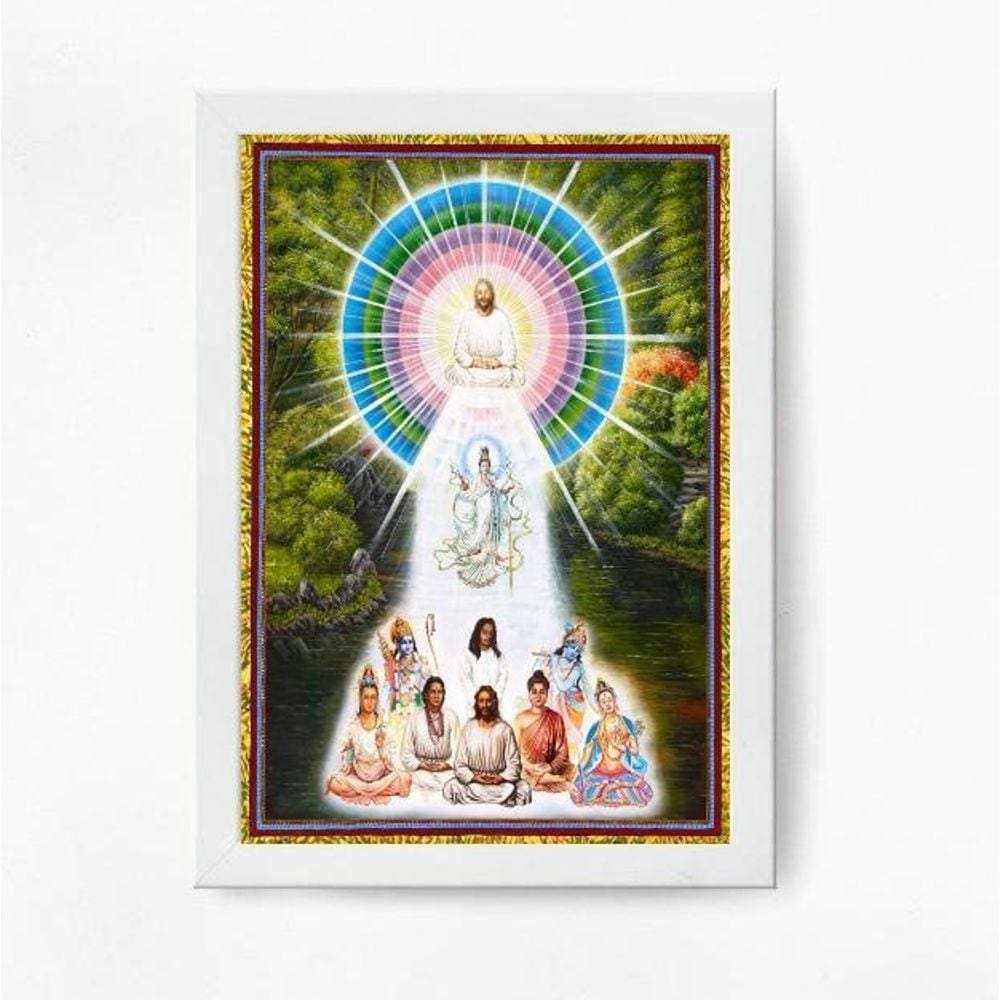 Quadro Tenha Coragem 45x34cm - Decoração para Quarto e Sala