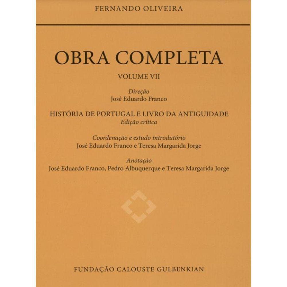Obra Completa De Fernando Oliveira - Vol. 7