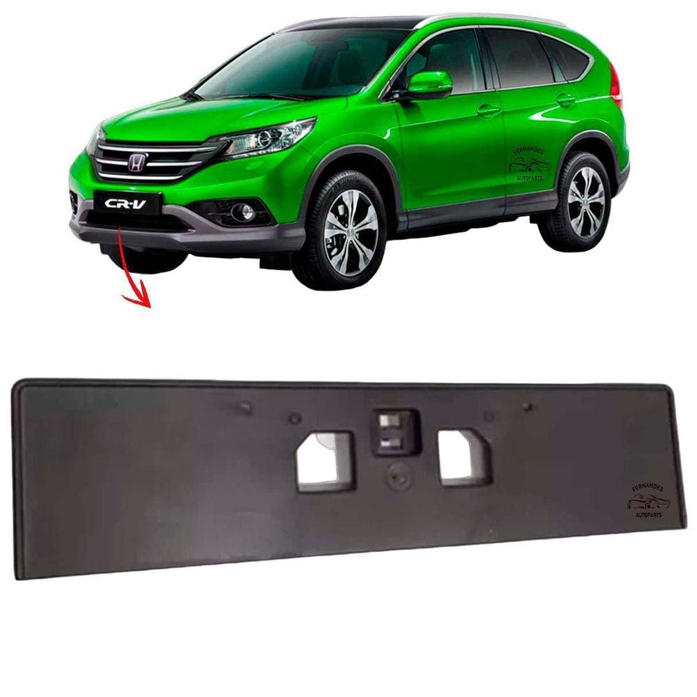 Aplicações Plástico Preto Dianteira