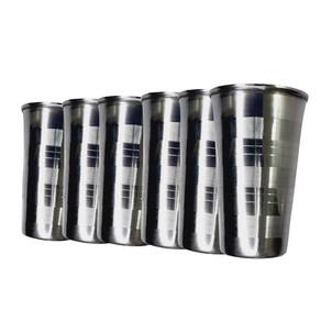 Kit 6 Copos De Aço Inoxidável Para Cerveja Água E Suco 250Ml