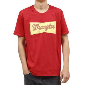 Camiseta Wrangler Masculina Vermelha Wrangler 34584