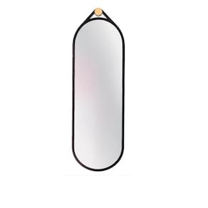 Espelho Decorativo Adnet Flat Preto 120X40Cm Oblongo