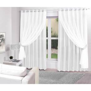 Cortina de Renda Para Sala /Quarto 300x270 Camila Admirare