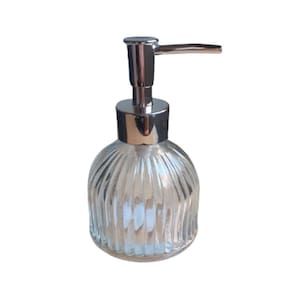 Porta Sabonete Líquido Saboneteira Alcool Em Gel Vidro 220ml