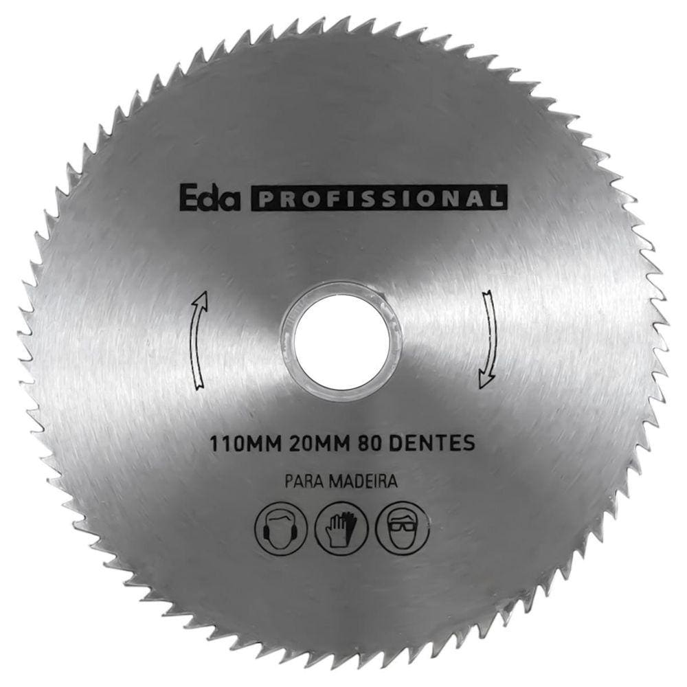 Kit 9 Disco Lâmina De Serra 110Mm Circular Madeira 80 Dentes