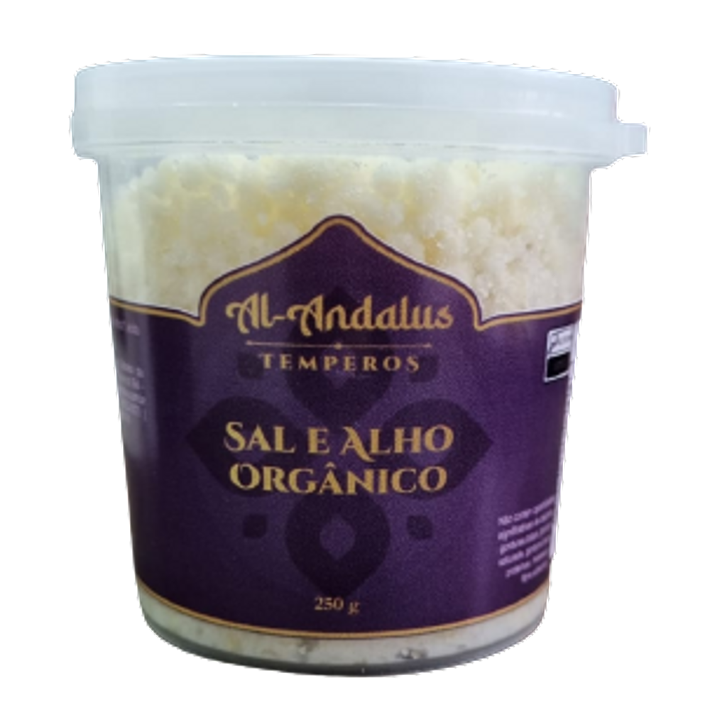 Kit 2X: Sal com Alho Orgânico Al Andalus 250g