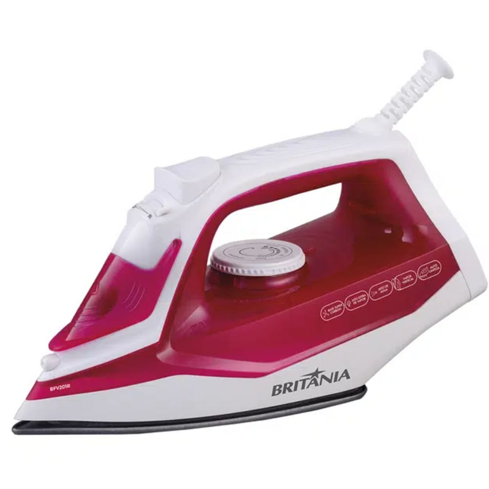 Ferro Britania Seco e Vapor Antiaderente 2000W BFV201 - 63601091 Rosa 110 VOLTS