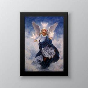 Quadro Decorativo Arcanjo Haniel 33X24Cm