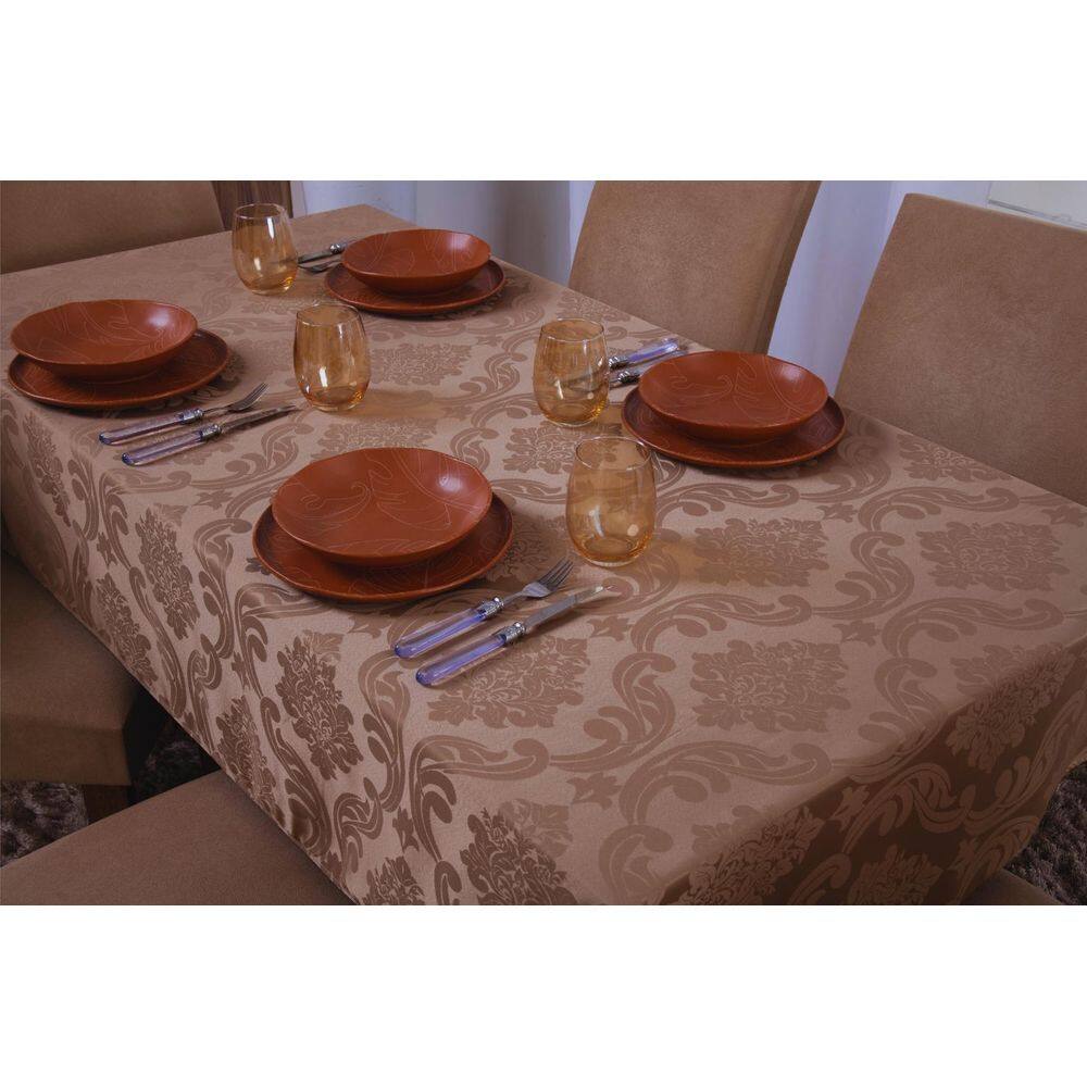 Toalha de Mesa Quadrada 4 Lugares Jacquard Avela 1,35x1,50