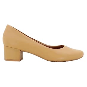 Sapato Scarpin Usaflex AE1710 Feminino Amêndoa