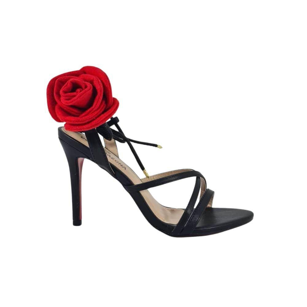 Sandália Feminina Salto Alto Fashion Jéssica Numeração Especial