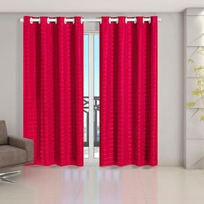 Cortina Blackout Pvc Com Tecido Voil Xadrez 2,80 M X 2,30 M - Pink