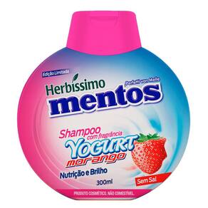Shampoo Herbíssimo Mentos Yogurt Morango 300ml