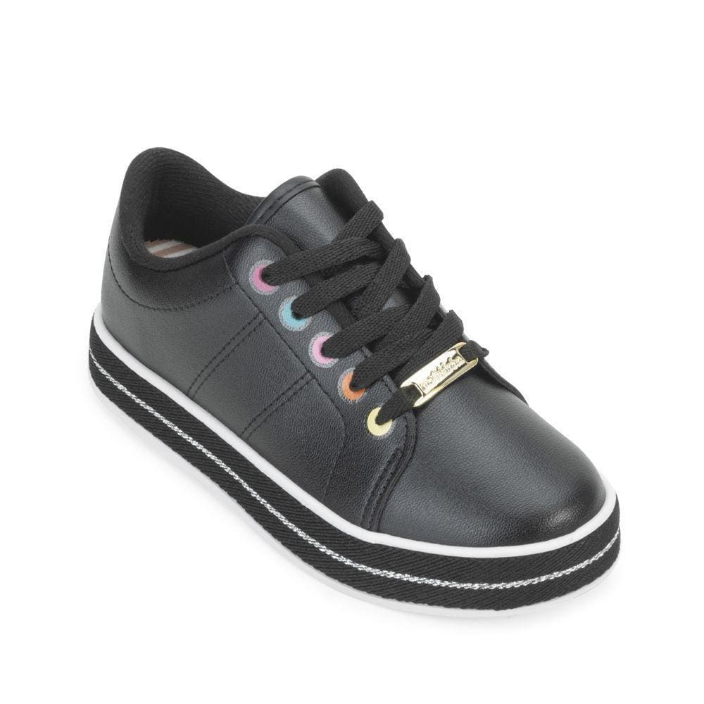 Tênis Casual Molekinha MK23-25203 - 33 - Preto
