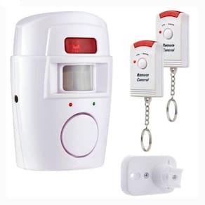 Alarme Sem Fio 2 Controles Sirene Sensor Presença Movimento