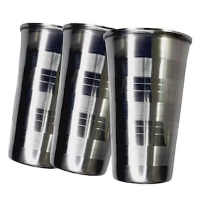 Kit 3 Copos De Inox 250Ml Para Cerveja Água E Suco Gelados