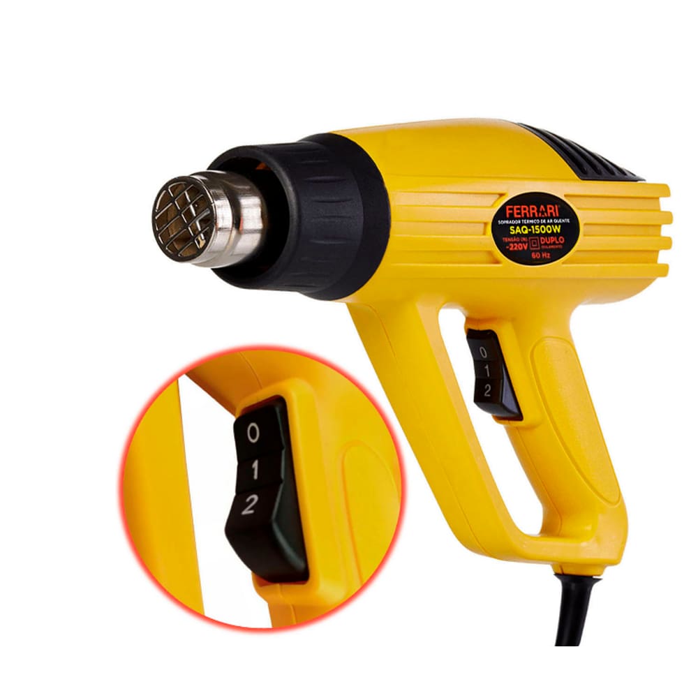 Soprador Termico De Ar Quente Saq-1500W Ferrari
