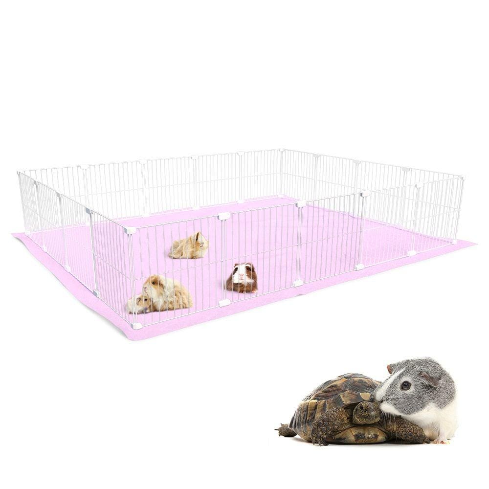 Cercado para Porquinho da Índia Hamster Twister 120x150 com Soft Malha Estreita 2,5x15cm Aramado Pet