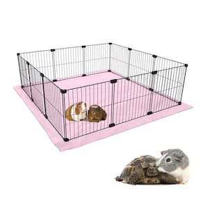 Cercado para Porquinho da Índia Hamster Twister 90x90 com Soft Malha Estreita 2,5x15cm Aramado Pet