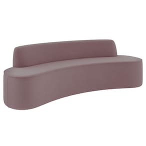 Sofá 2 Lugares Para Sala De Estar Living 150cm Koane D06 Veludo Rosa - Mpozenato