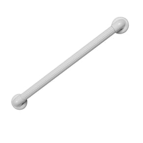 Barra de Apoio Reta PVC 60cm Astra Branca ABNT NBR 9050:2015