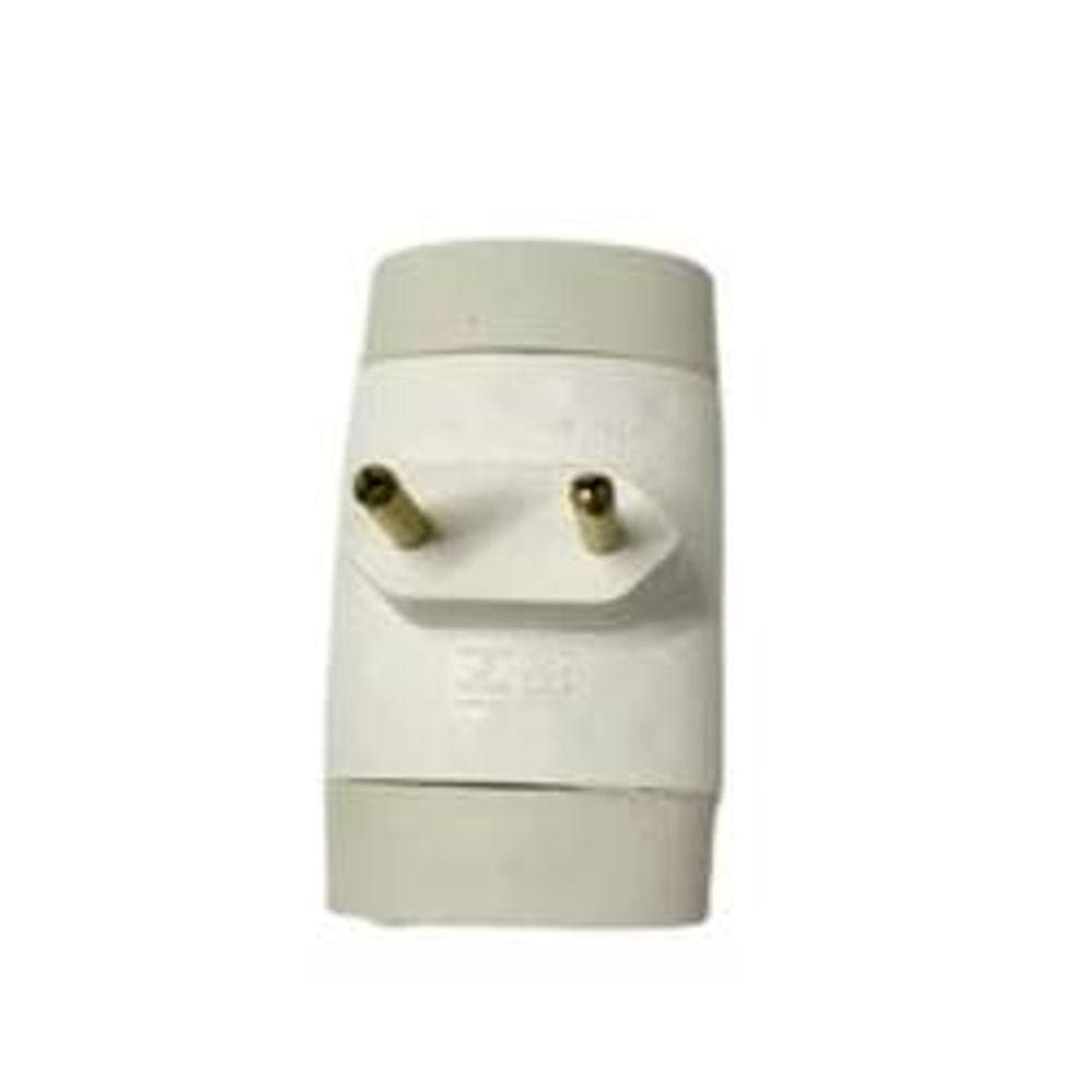 Tomada Benjamim 2P 10 A 250V Branco F.C. 
