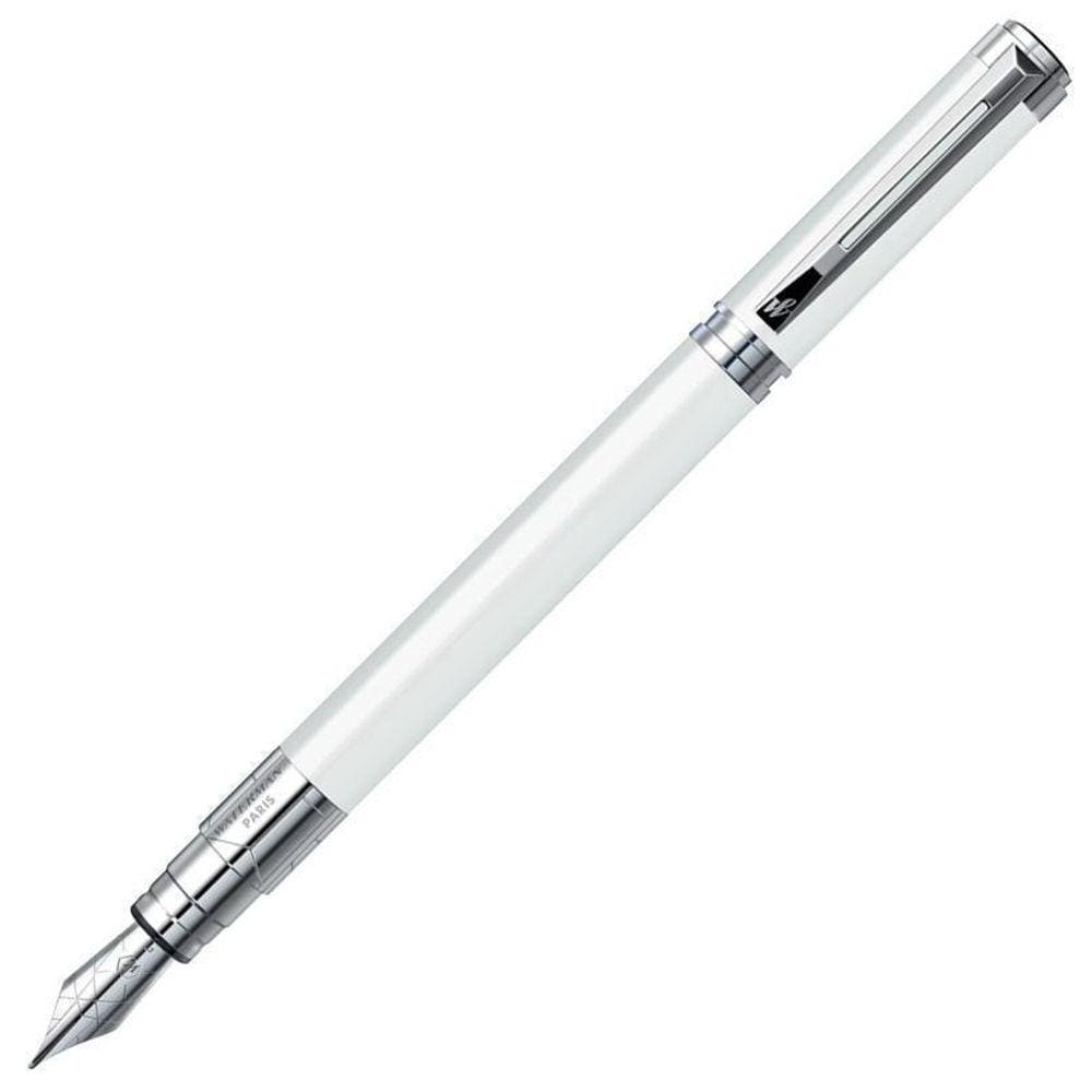 Caneta Tinteiro Waterman Perspective Branco Ct