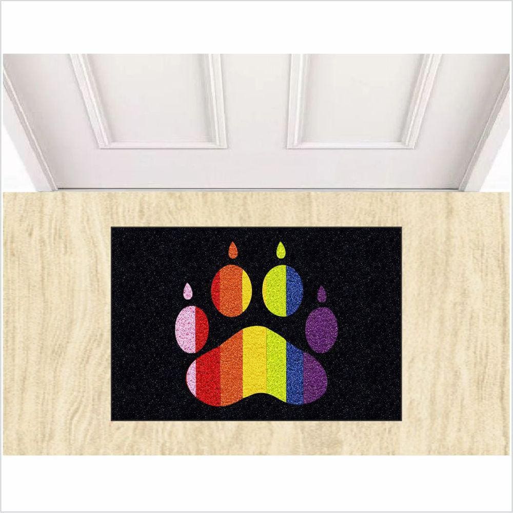 Tapete Capacho Pata Lgbt Medida Porta.