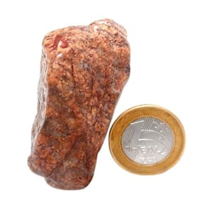 Calcedônia Mosaico Rolado Quartzo Jiboia Natural 61mm 44g