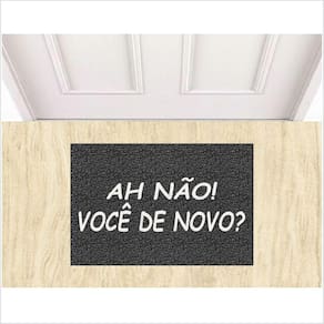 Tapete Ah Não Você De Novo, Tapete Divertido.