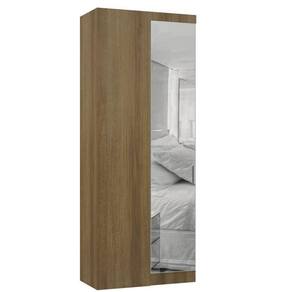 Modulo Guarda Roupa Canto Reto 1 Porta Com Espelho Avela